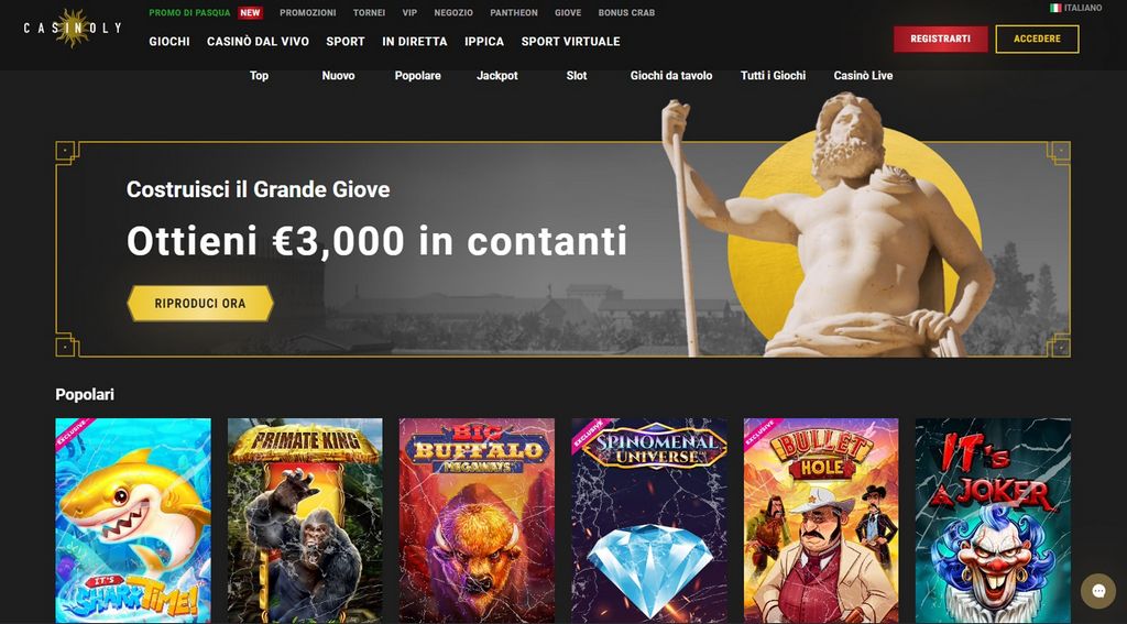 Casinoly 500 euros + 200 tours gratuits Casinoly 500 euros + 200 tours gratuits