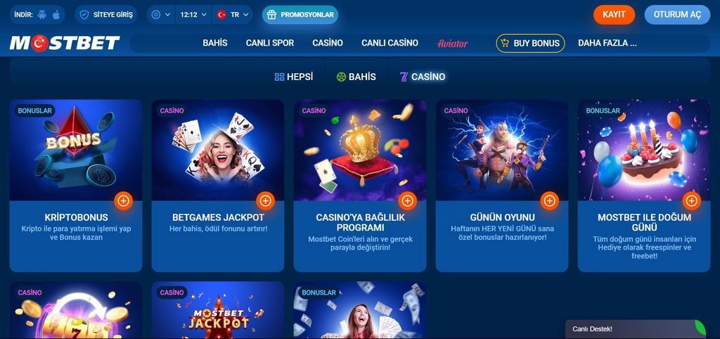 MostBet Online Casino Gaming